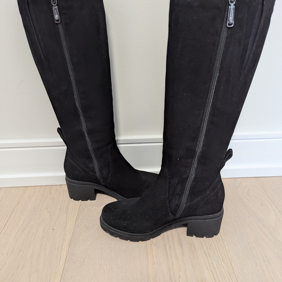 Blondo Black Over the Knee Boots - Picture 3 of 4